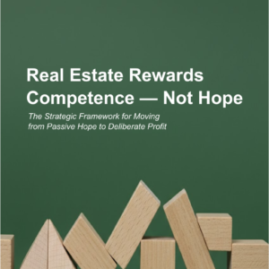 Real Estate Rewards Competence — Not Hope