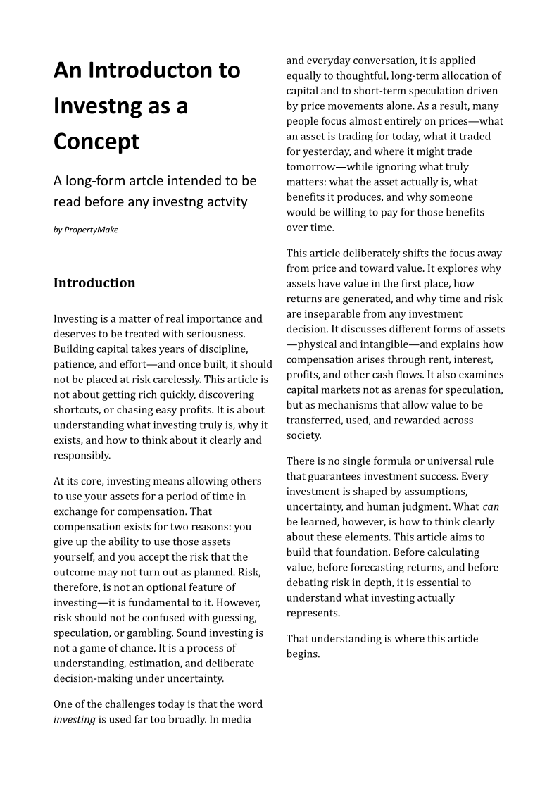 An Introduction to Investing as a Concept - Image 2